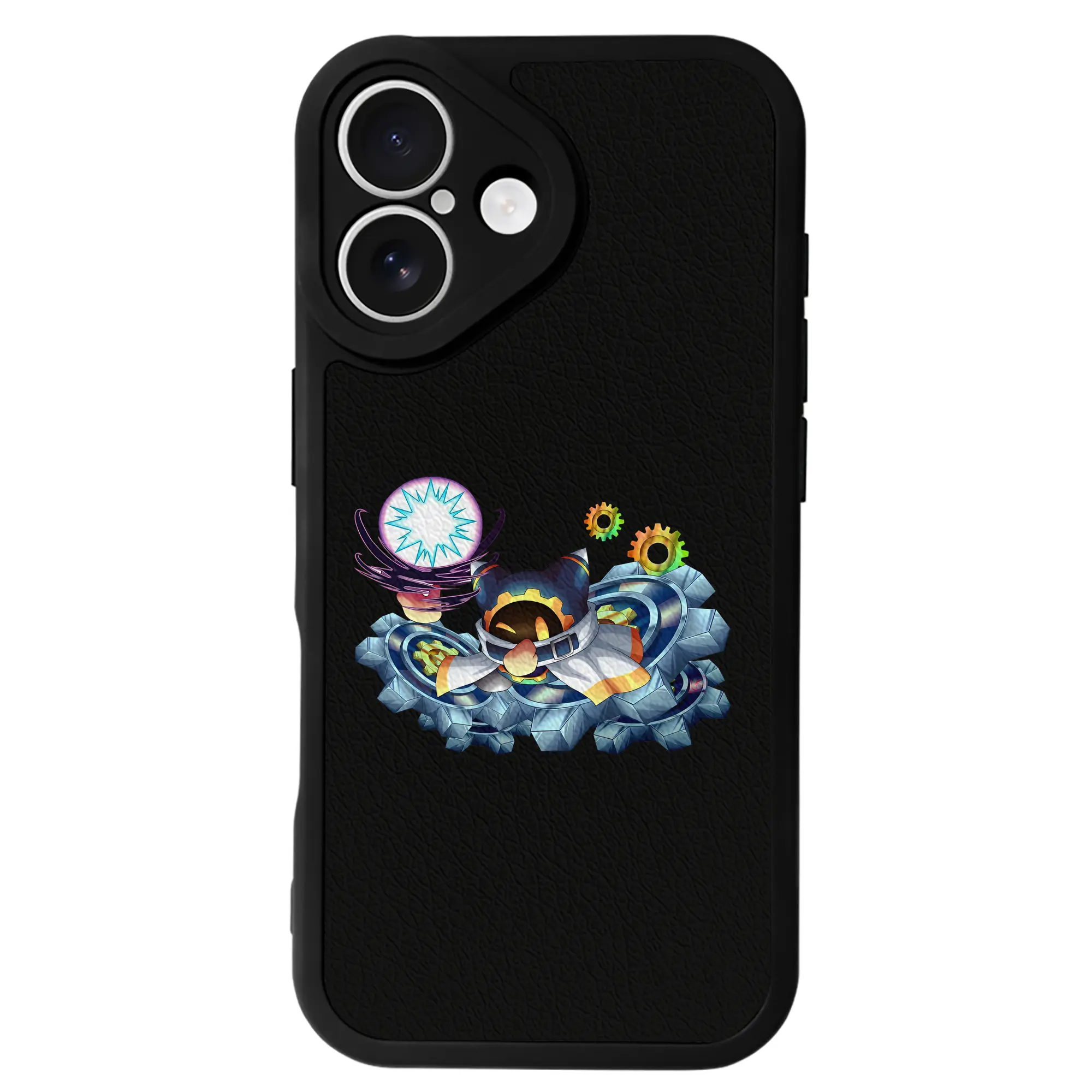 星のカービィ グッズ マホロア - IPhone 16シリーズ対応 ・ シリコンスマホケース ・ レザー調 ・ 高精度フィット ・ 耐衝撃 ・ ワイヤレス充電対応 ・ 精密カット